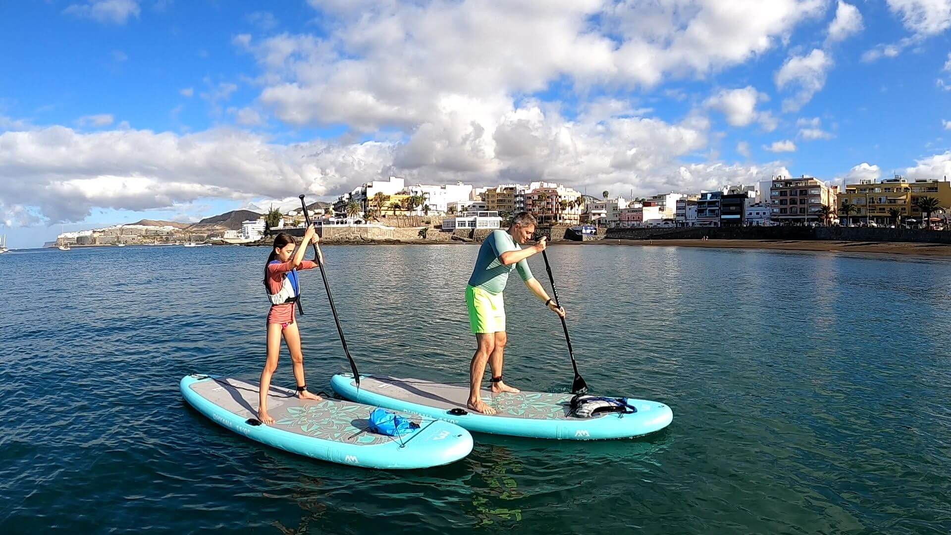 Paddle Boarding with family