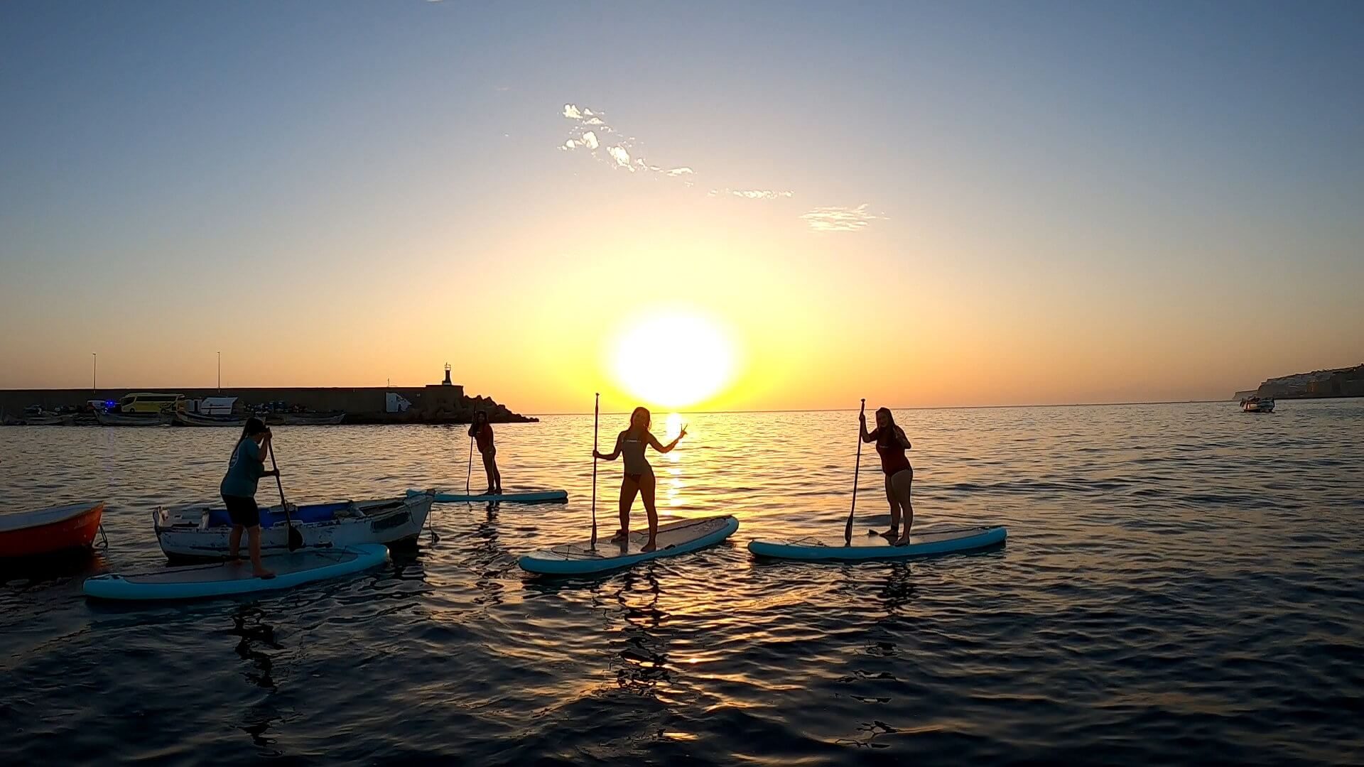 Sunset SUP in Gran Canaria