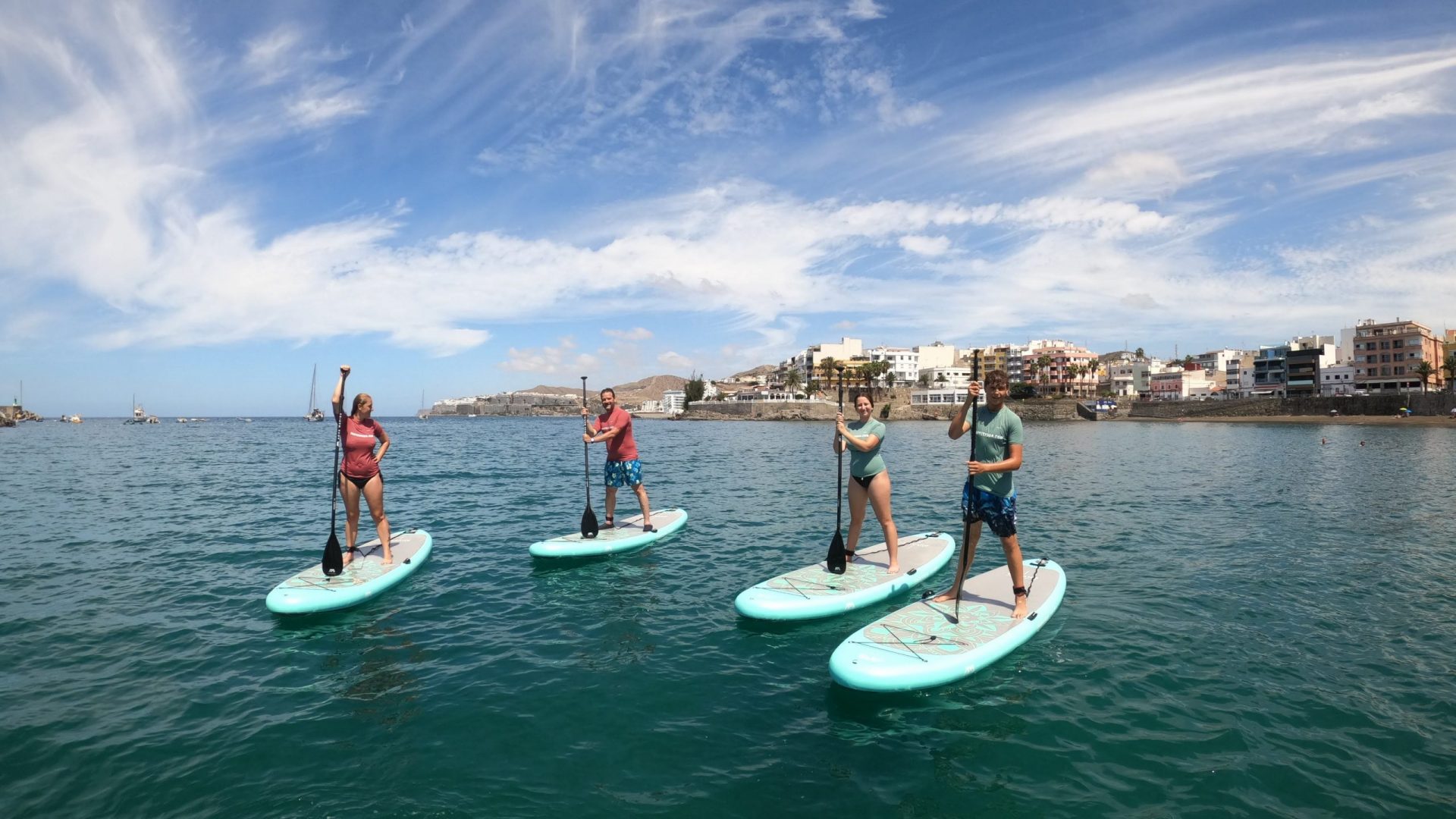 Family SUP in Gran Canaria