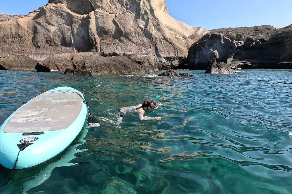 snorkel Gran Canaria Retiro de Paddle Surf y Yoga / snorkeling yoga retreat Gran Canaria