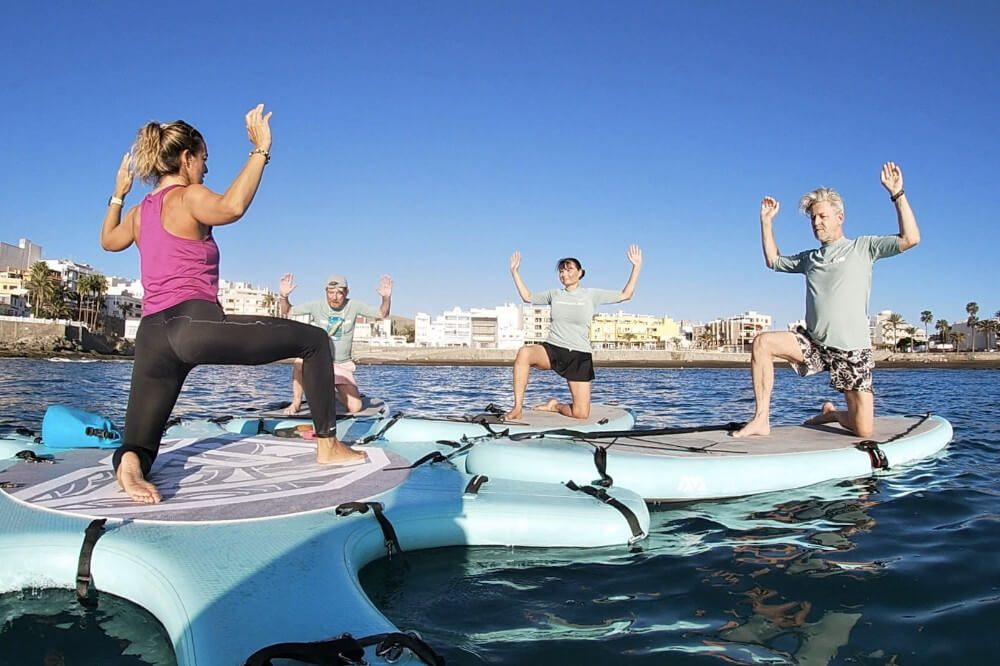 Retiro Paddle Surf y Yoga en Gran Canaria / Paddleboarding and yoga retreat gran Canaria