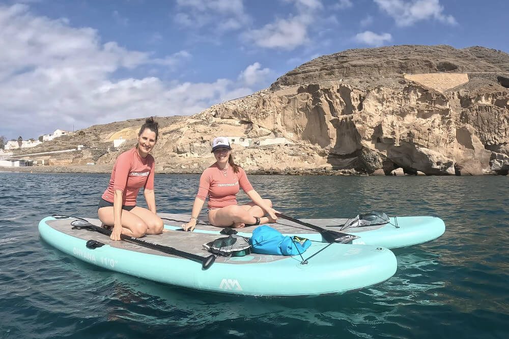 Retiro Paddle Surf y Yoga en Gran Canaria / Paddleboarding (Sup) and yoga Retreat Gran Canaria